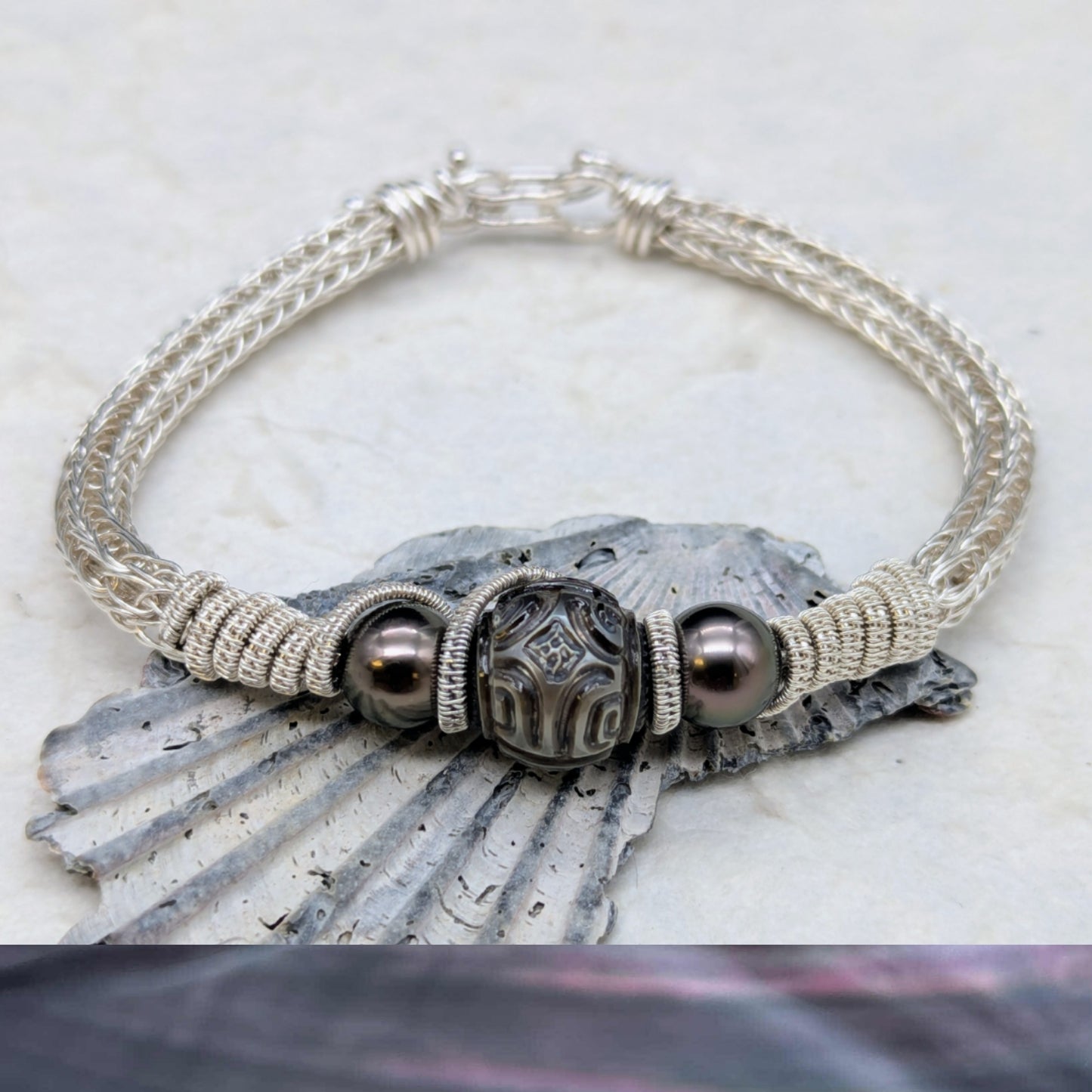 Tattoo Silver cuff