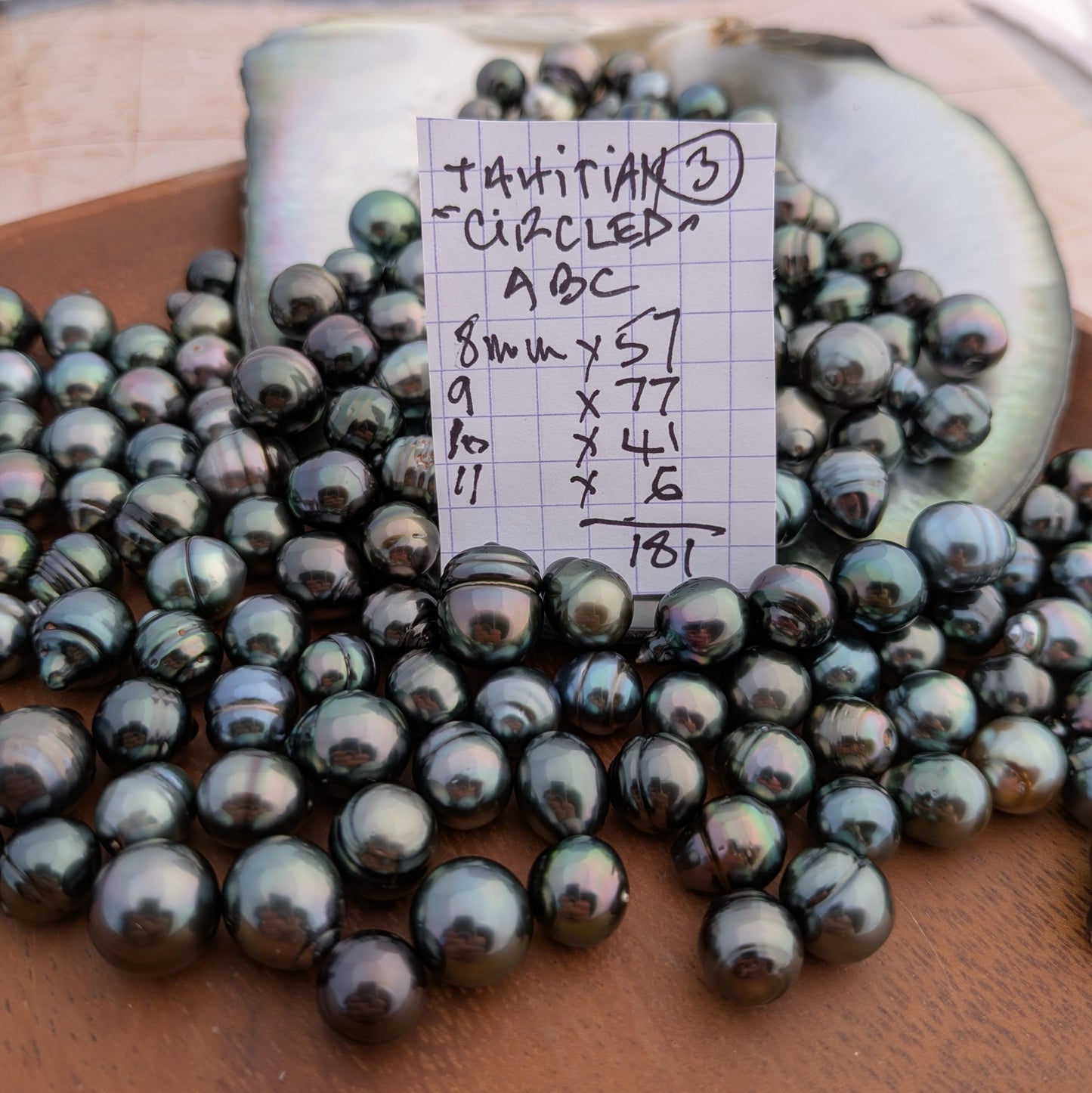 Tahitian Circled Multicolor 8-11 mm
