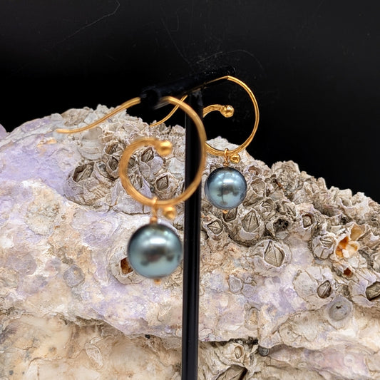 Blue Motion Earrings