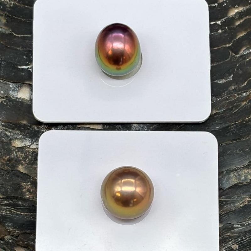 Pink Rainbow 10 mm & Peach 11mm