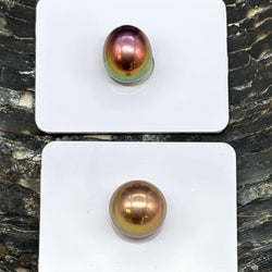 Pink Rainbow 10 mm & Peach 11mm