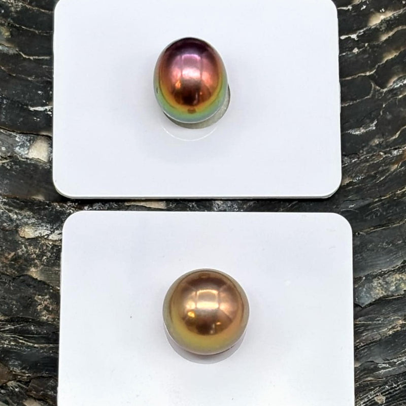 Pink Rainbow 10 mm & Peach 11mm