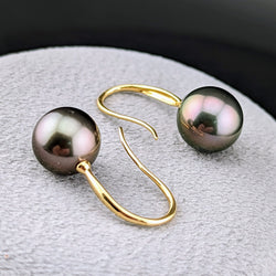 French Hooks & pearl earrings