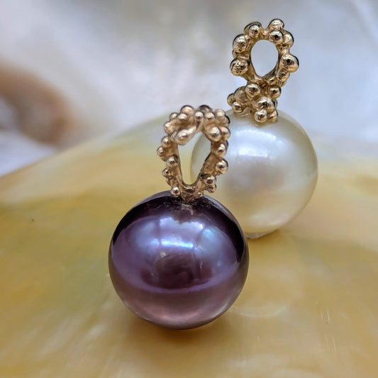 Purple Queen & Gold pendant