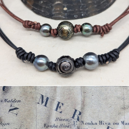 Tattoo Surfer Necklace