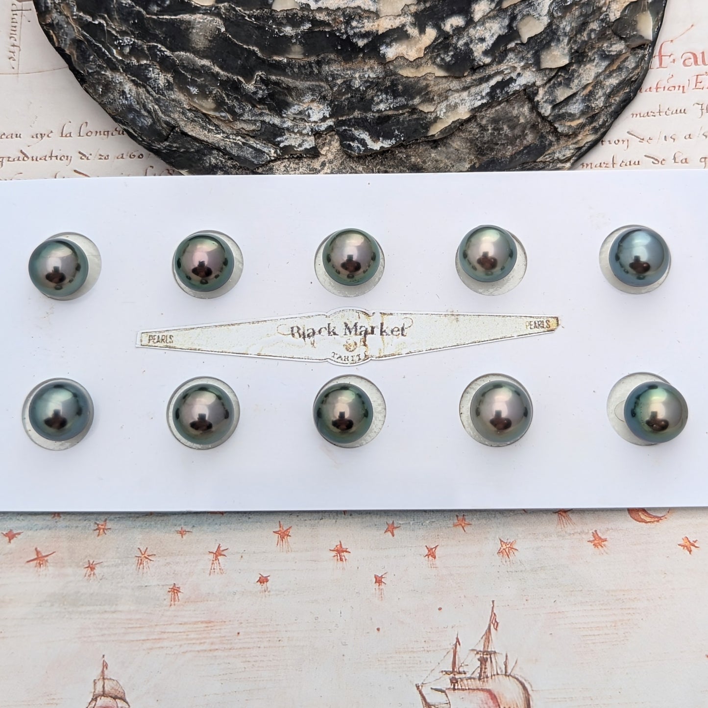 Tahitian Peacock pairs 9 mm