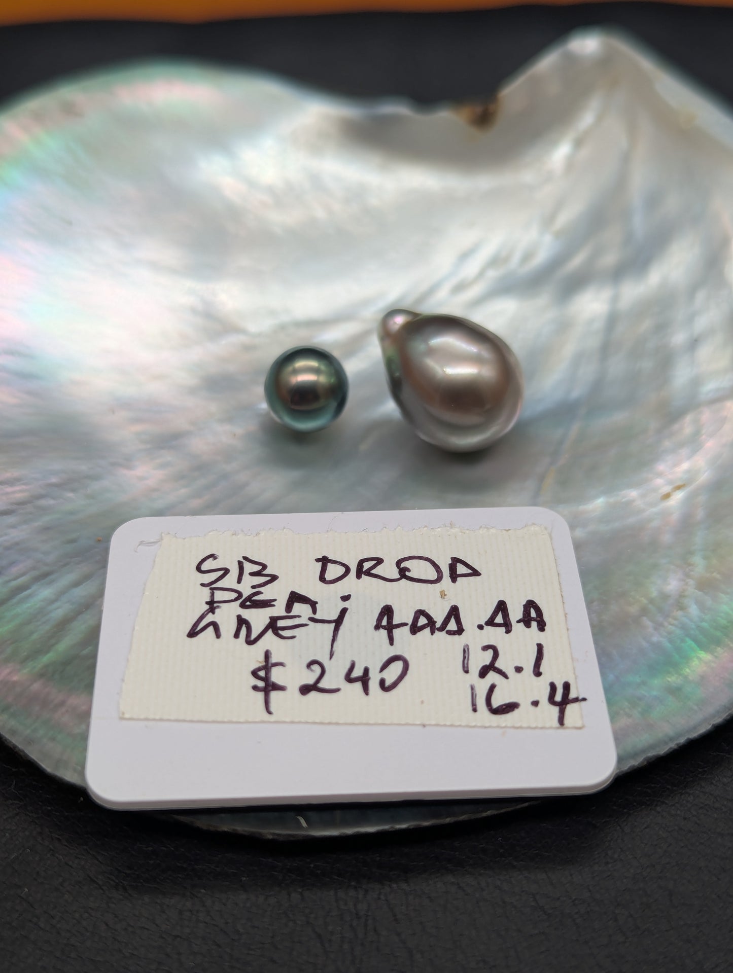 Silver Drop 12.1 mm