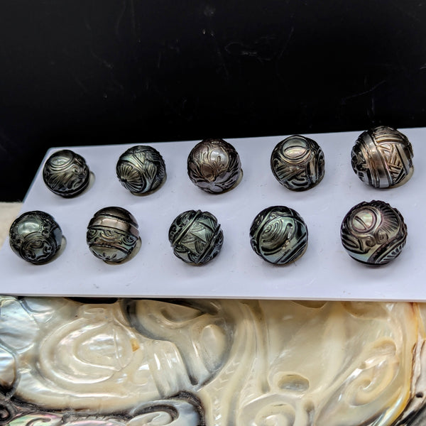 Moana Tattoo pearls 13-14 mm