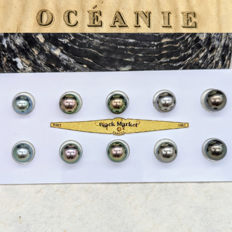Fancy multicolor 8 mm