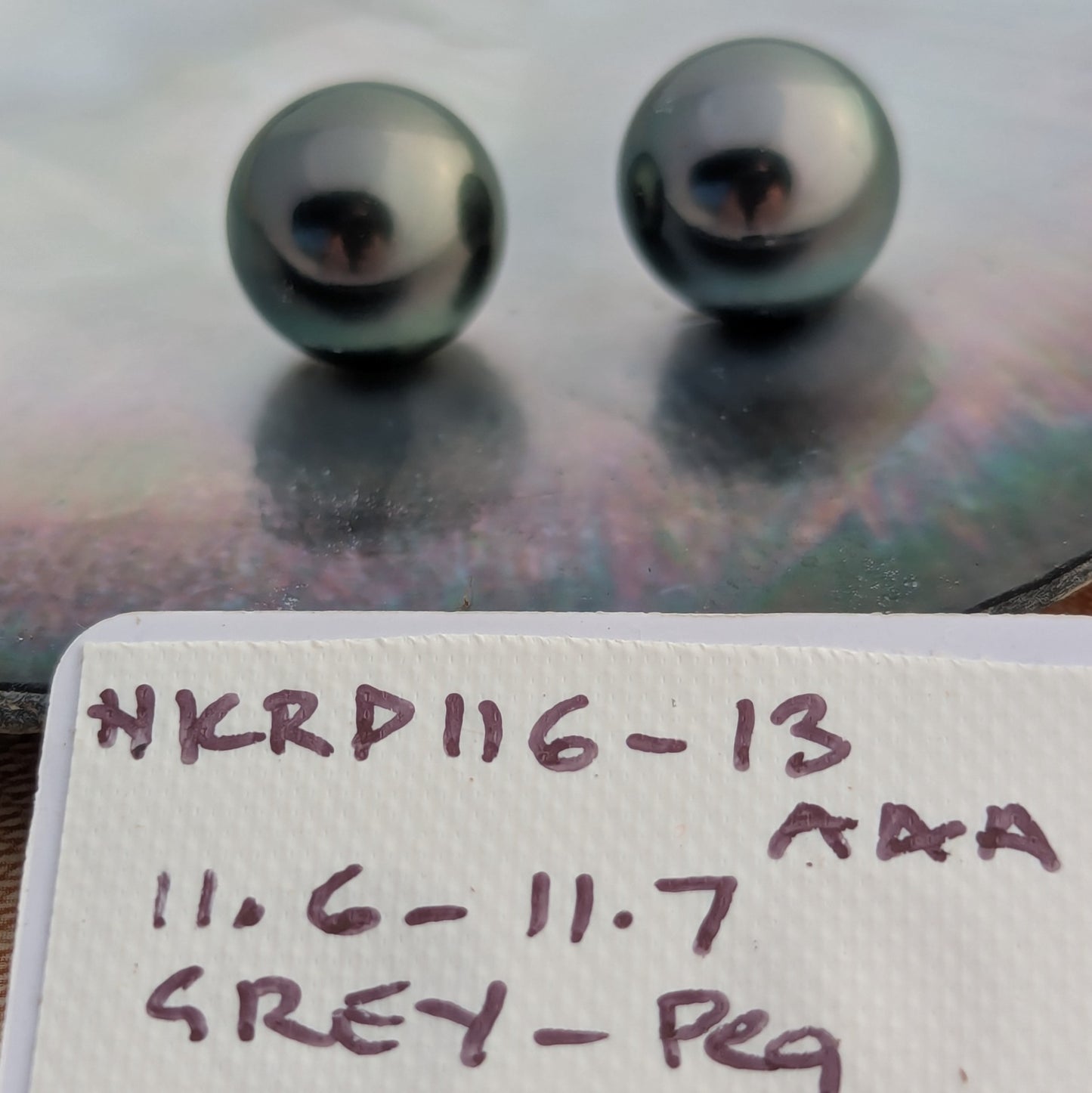 Green Peacock AAA 11.6-11.7 mm