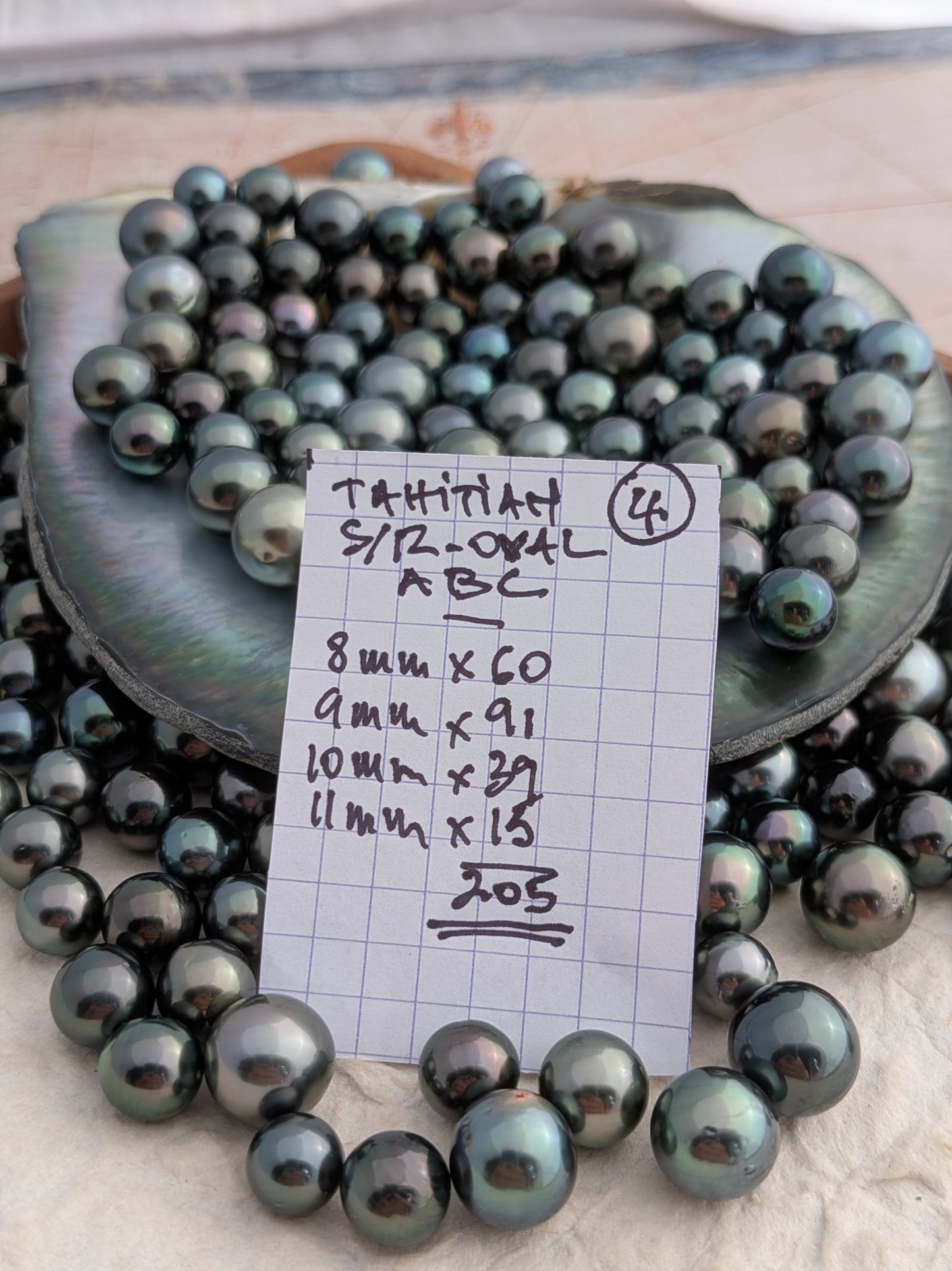 Tahitian New Round Pearls