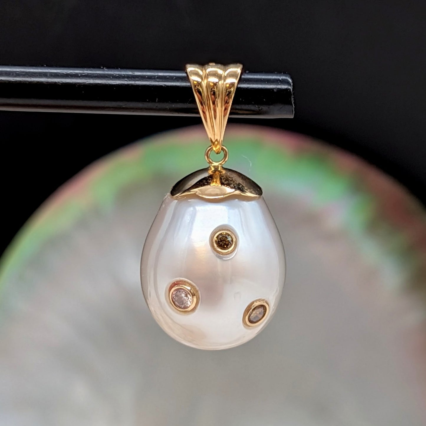 La White 13 mm Diamond Pearl