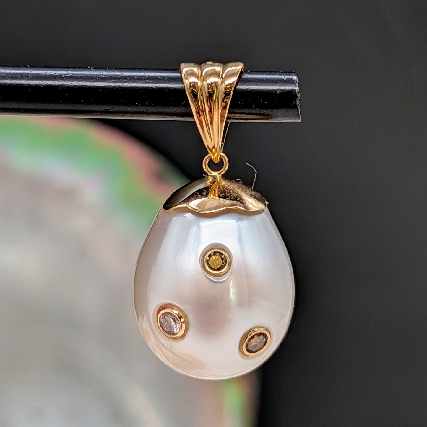 La White 13 mm Diamond Pearl