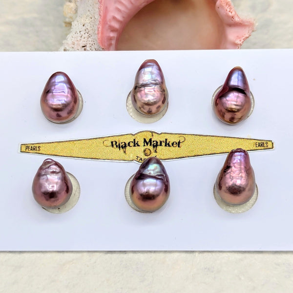 Purple drop pairs 9.5-10 mm