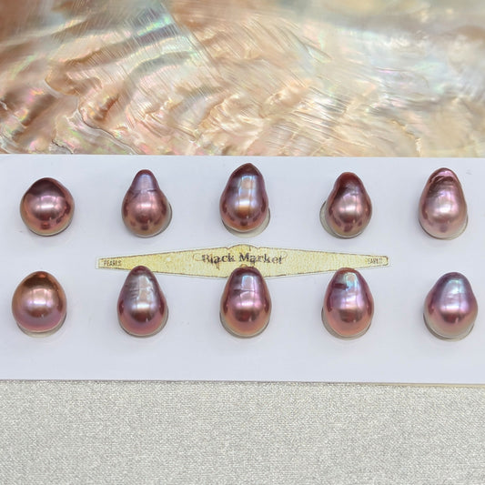 Purple-lavender drops 2x 11 mm