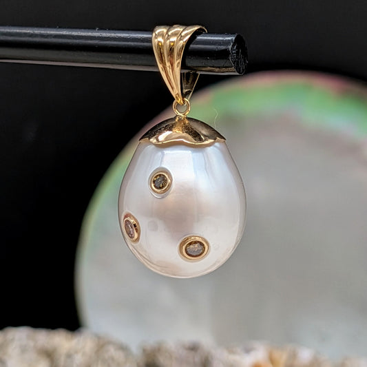 La White 13 mm Diamond Pearl