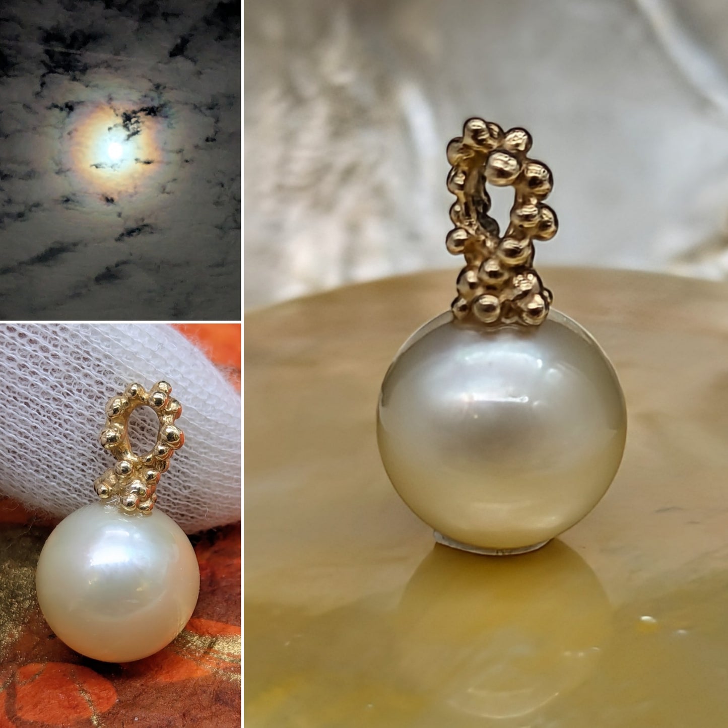 The All Gold Moon Glow Pendant 🌕