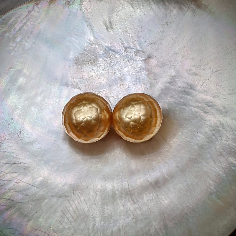 Gold Trillion pair 13 mm